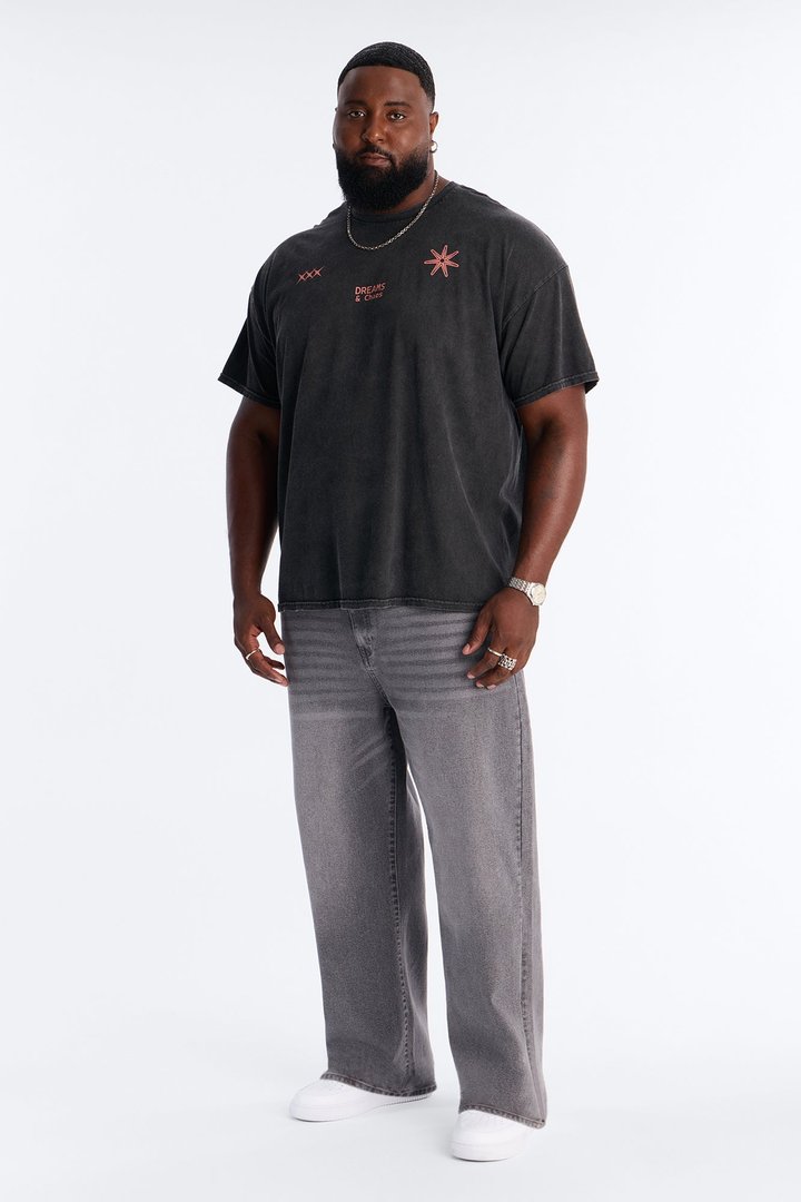 Baggy Cornell Jean - Grey