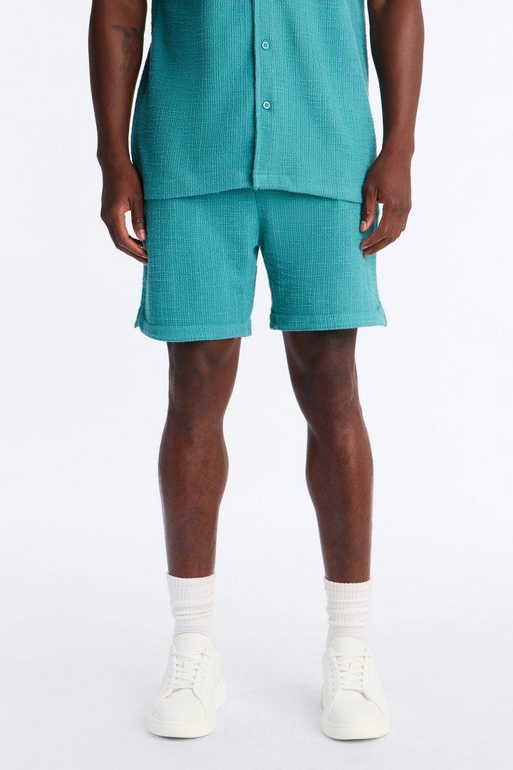 Dean Textured Short - Teal