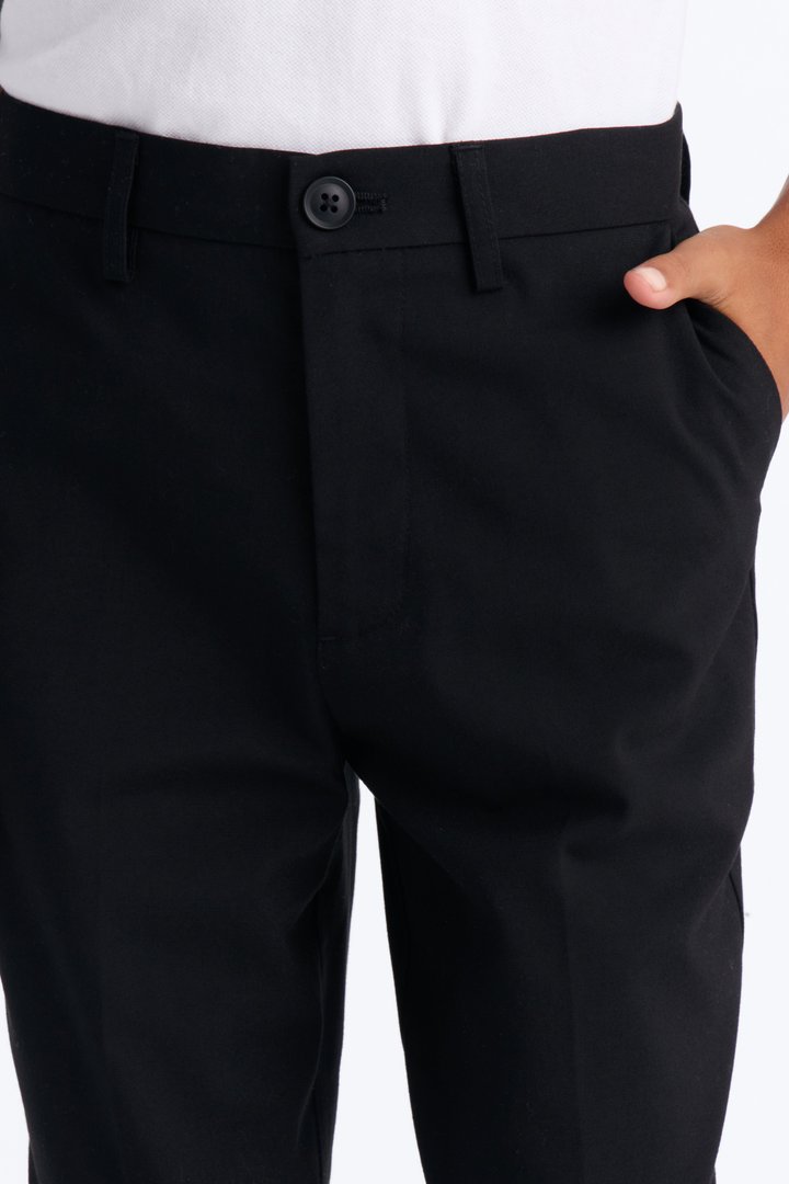 Mini The Modern Stretch Slim Trouser - Black