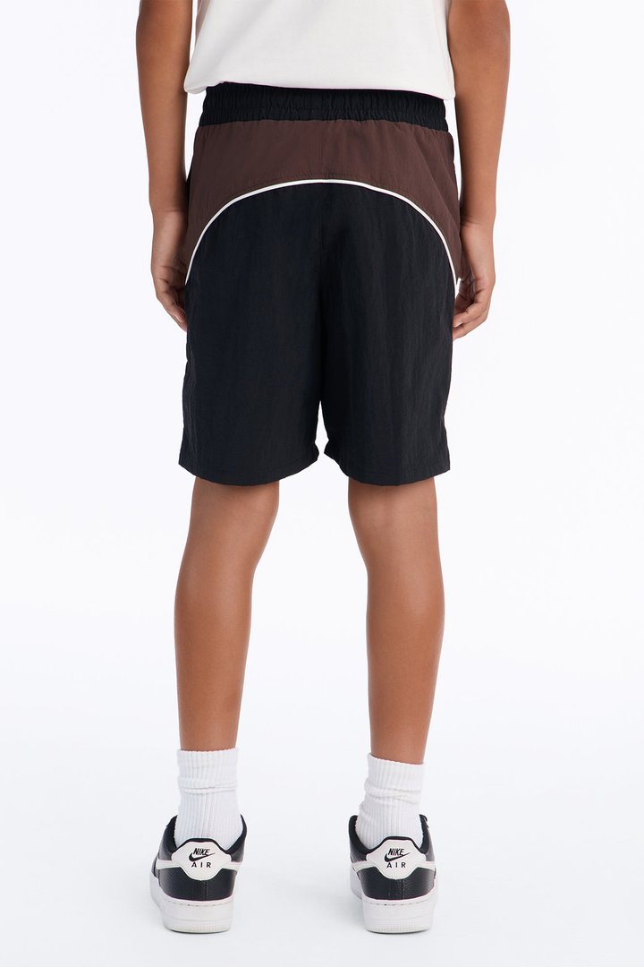 Mini Relaxed Osaka Block Short - Black/Brown