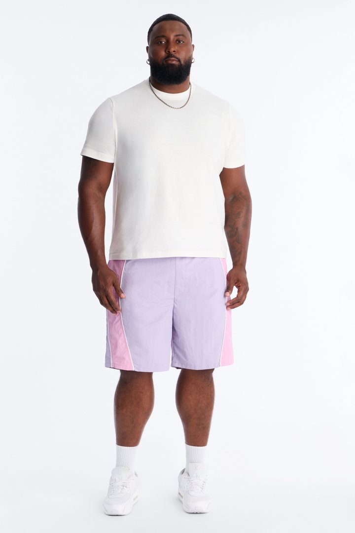 Relaxed Osaka Block Short - Purple/combo
