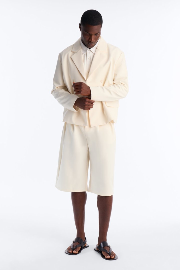 Laguna Baggy Trouser Short - Cream