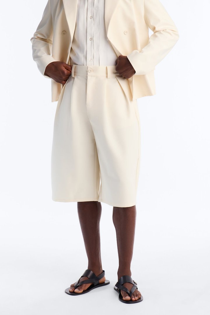 Laguna Baggy Trouser Short - Cream