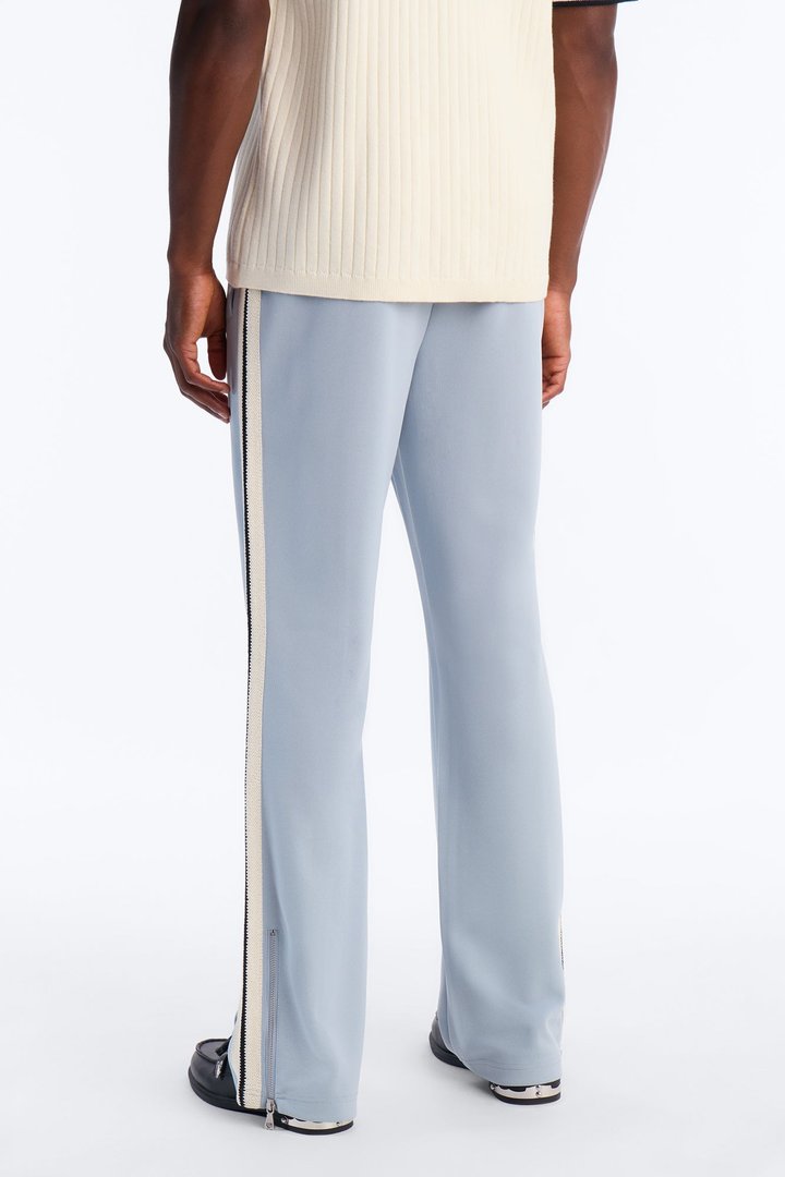 Dennis Slim Flare Track Pant - Light Blue