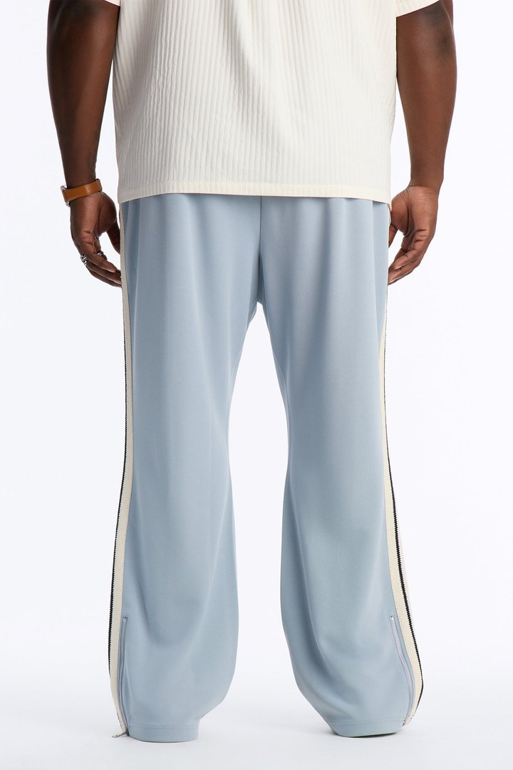 Dennis Slim Flare Track Pant - Light Blue