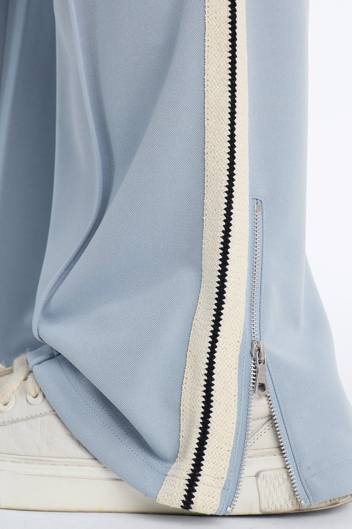 Dennis Slim Flare Track Pant - Light Blue