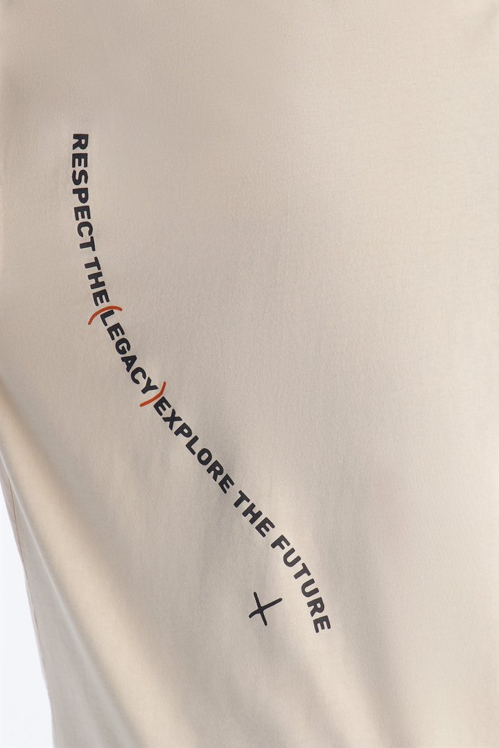 Stay United Oversized Short Sleeve Tee - Cream