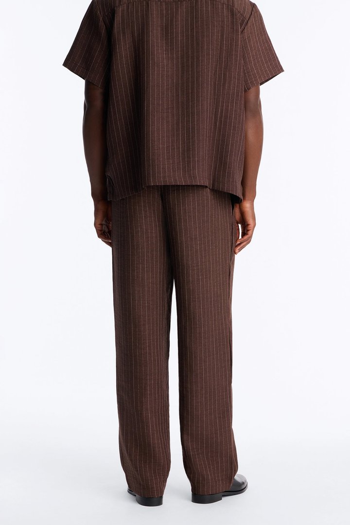 Off Stitch Relaxed Pant - Brown/combo