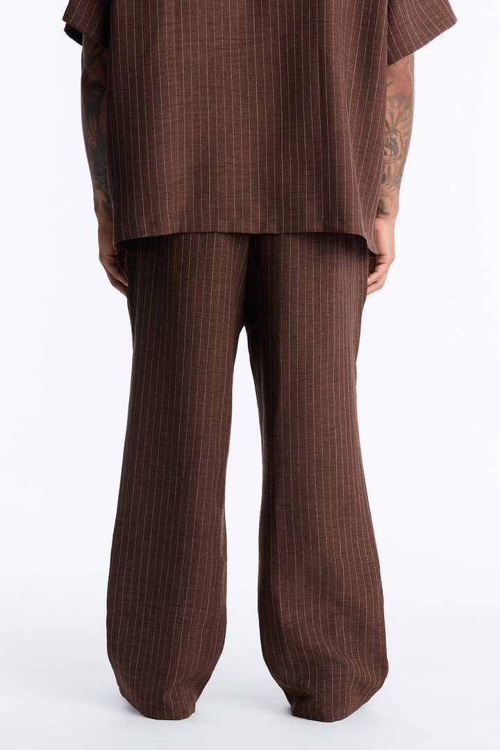 Off Stitch Relaxed Pant - Brown/combo