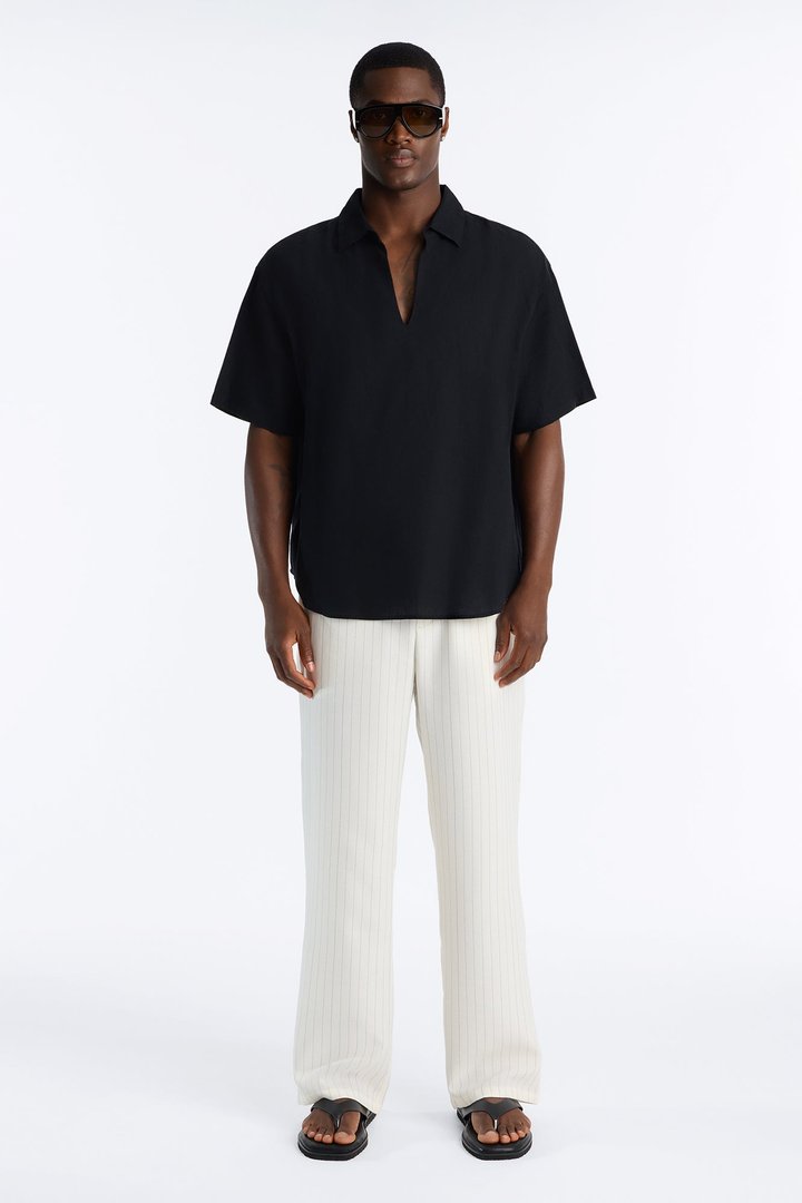 Off Stitch Relaxed Pant - Cream/combo