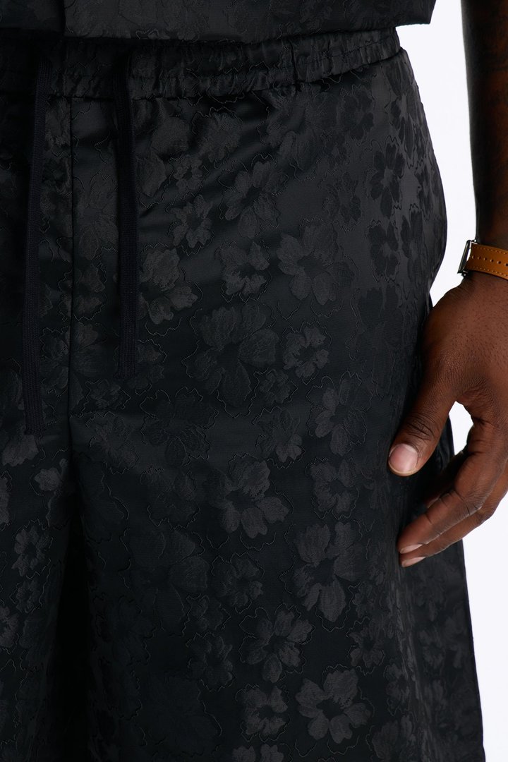 Lotto Floral Relaxed Short - Black