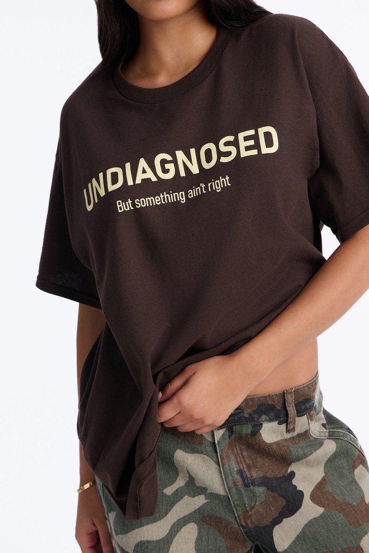 Something Aint Right Tee - Brown