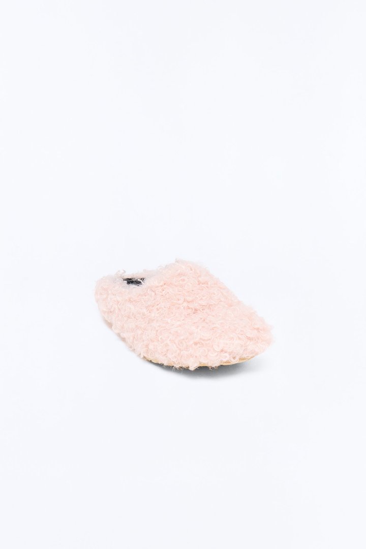 Kari Sherpa Flats - Blush