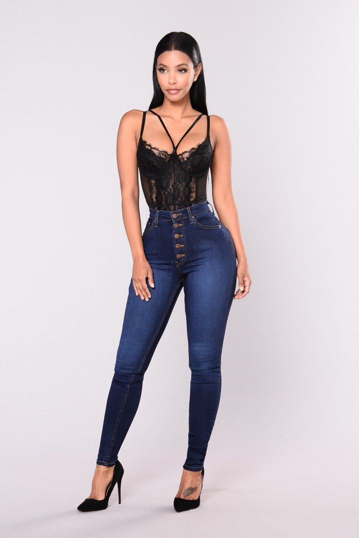 Somebody To Love Lace Teddy - Black