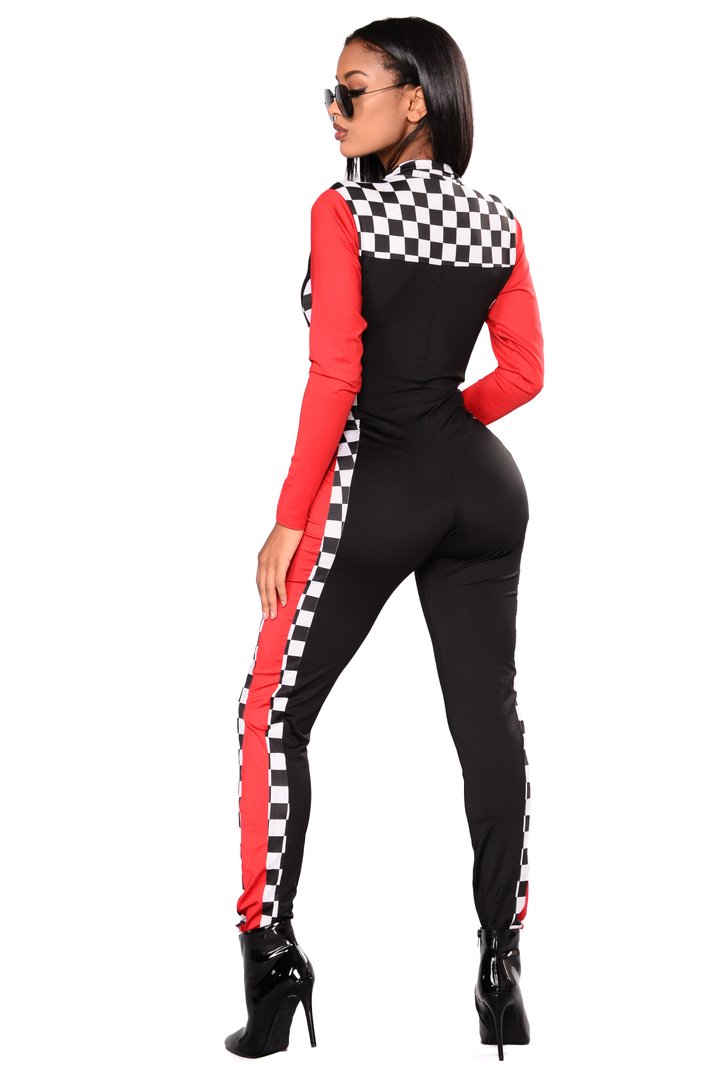 Burning Rubber 3 Piece Costume Set - Black