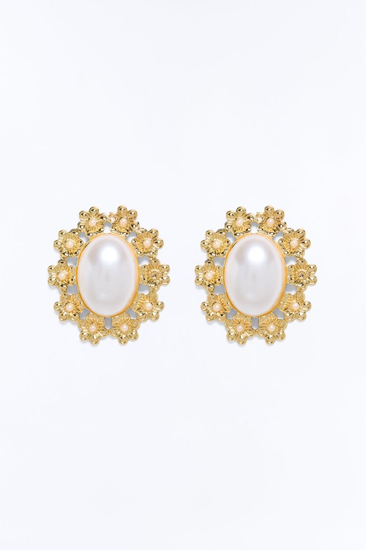 Perfect Reflection Earrings - Gold/combo