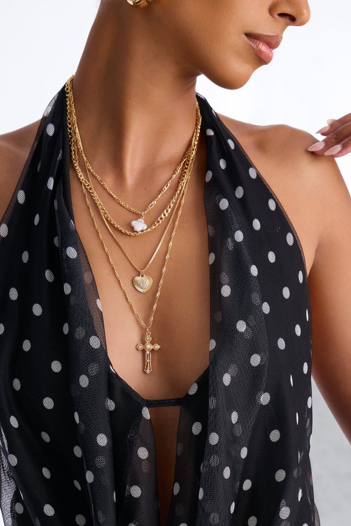 In Most Dreams Layered Necklace - Gold