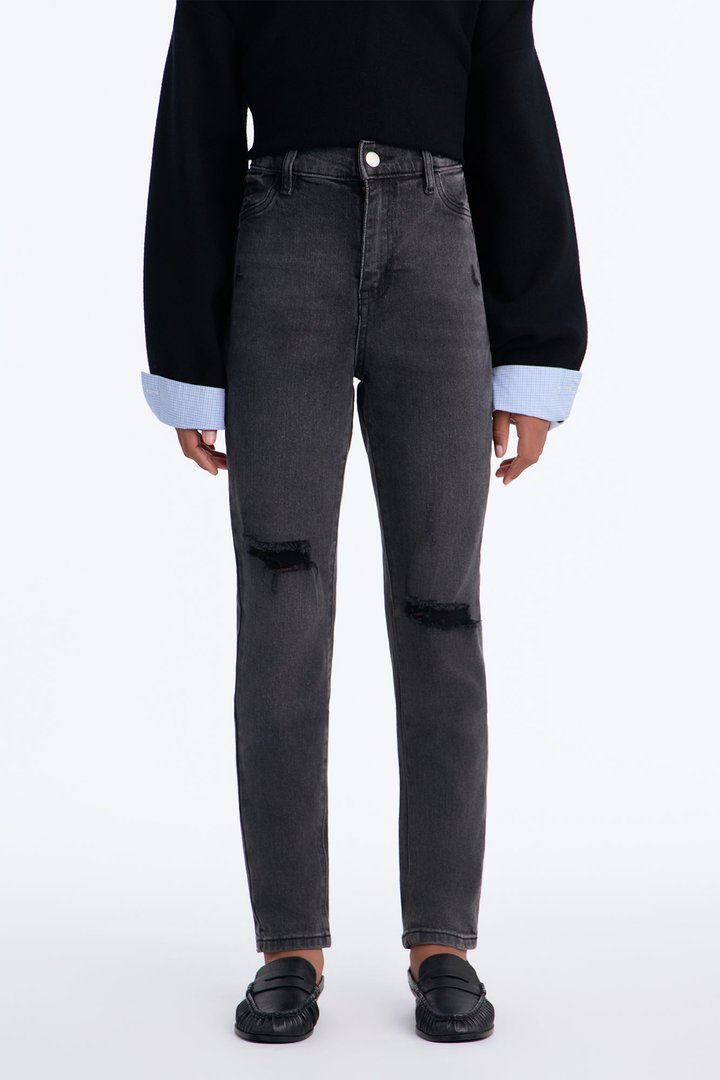 Mini Living Life Stretch Skinny Jeans - Black Wash