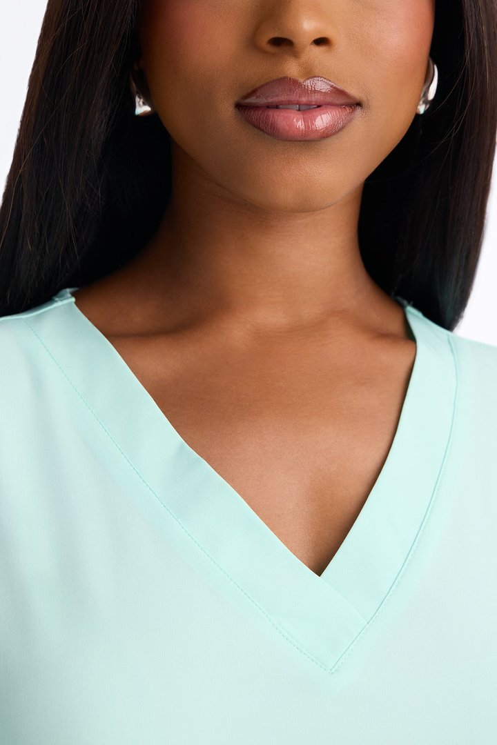 On Call Stretch Uniform Scrub Set - Mint