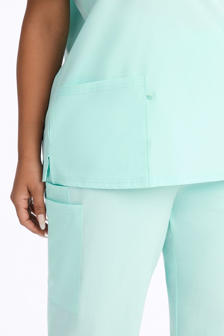 On Call Stretch Uniform Scrub Set - Mint