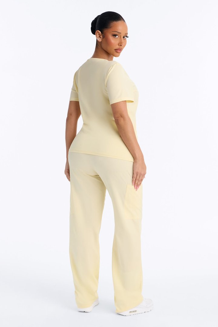 On Call Stretch Uniform Scrub Set - Yellow