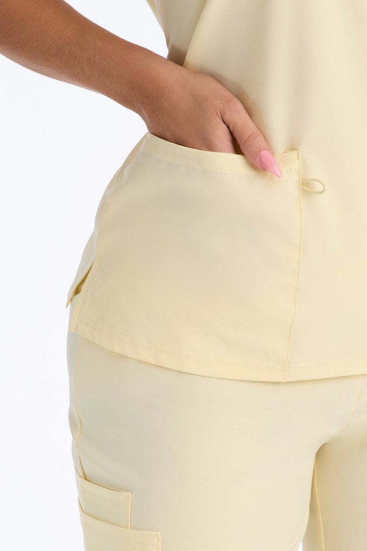 On Call Stretch Uniform Scrub Set - Yellow