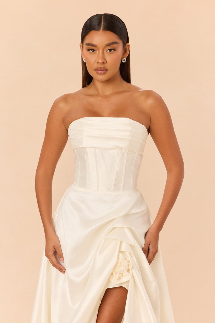 Swept Away Taffeta Gown - Ivory