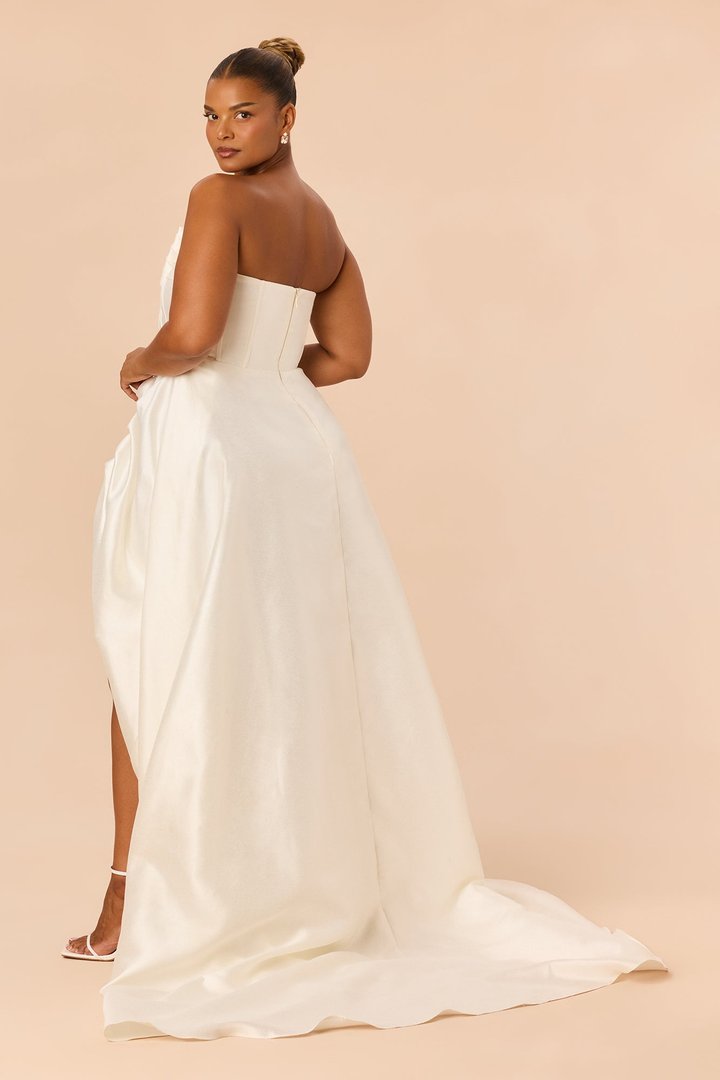Swept Away Taffeta Gown - Ivory
