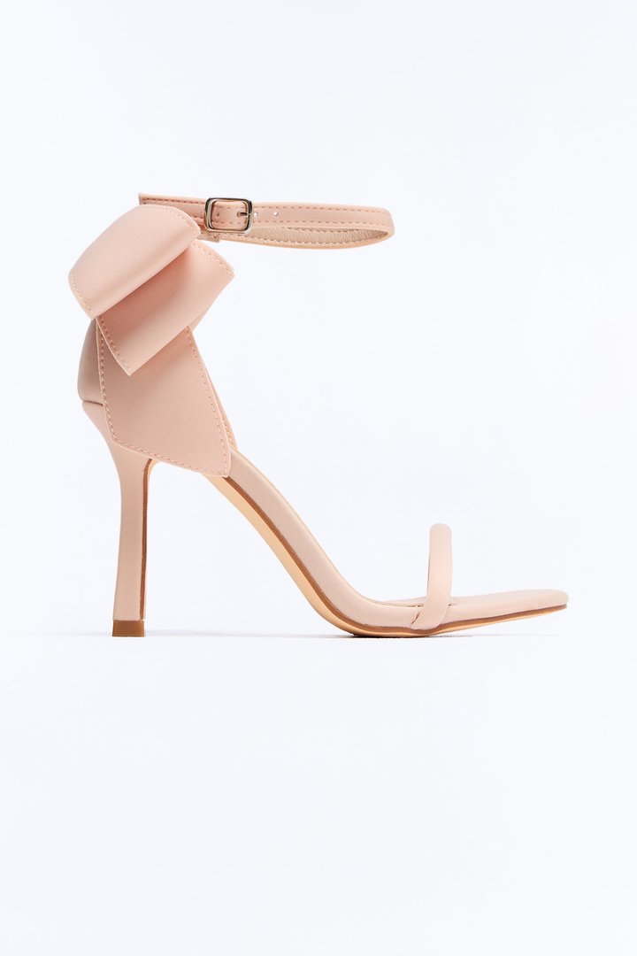 Harlow Bow Heels - Nude