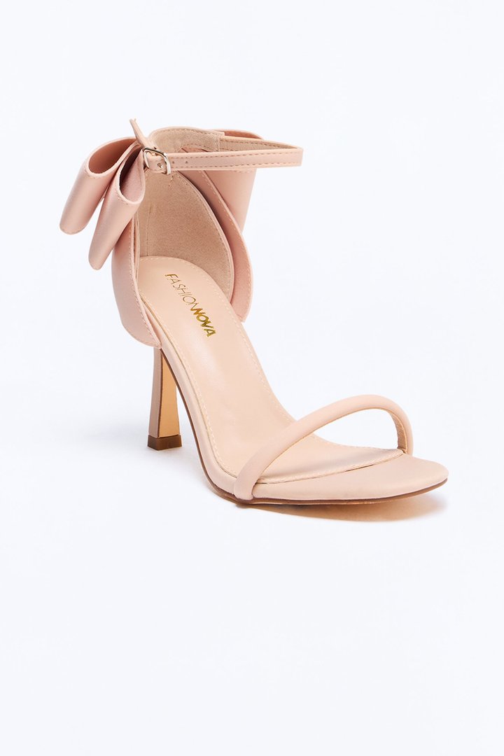 Harlow Bow Heels - Nude