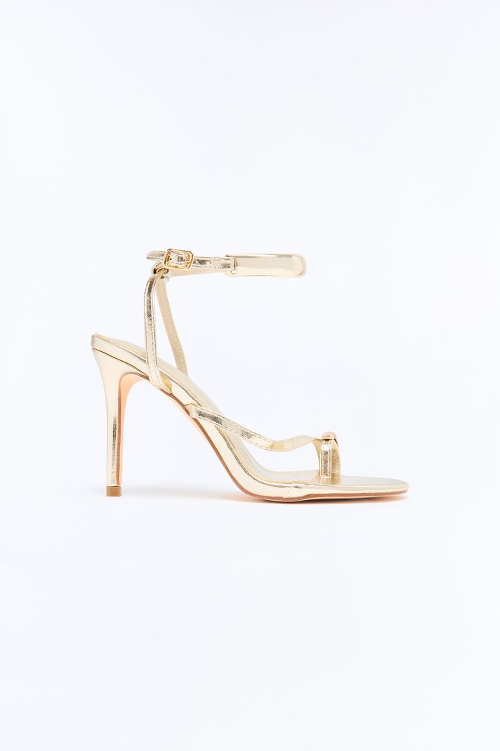 Harmonie Hardware Toe Ring Heels - Gold