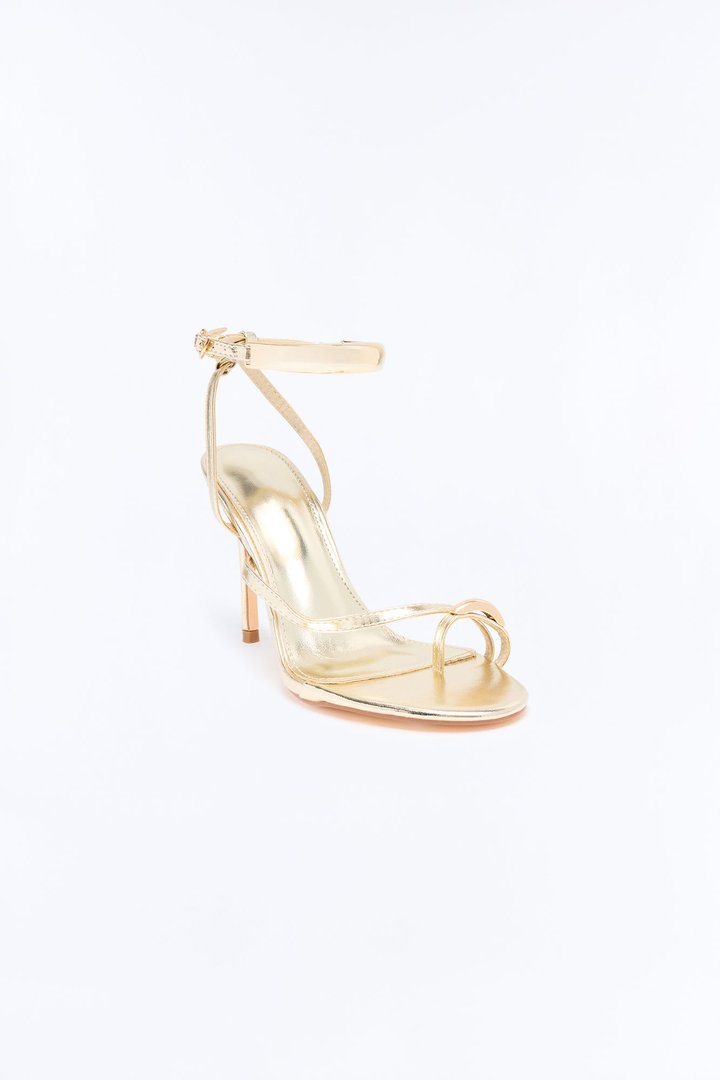 Harmonie Hardware Toe Ring Heels - Gold