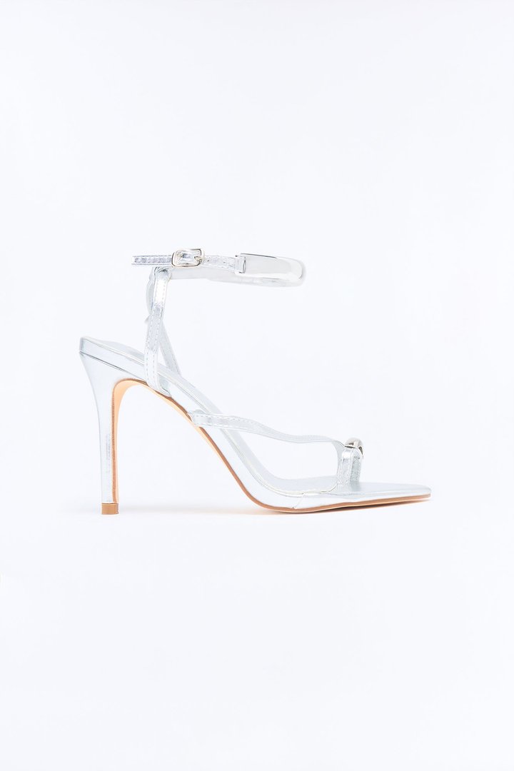 Harmonie Hardware Toe Ring Heels - Silver