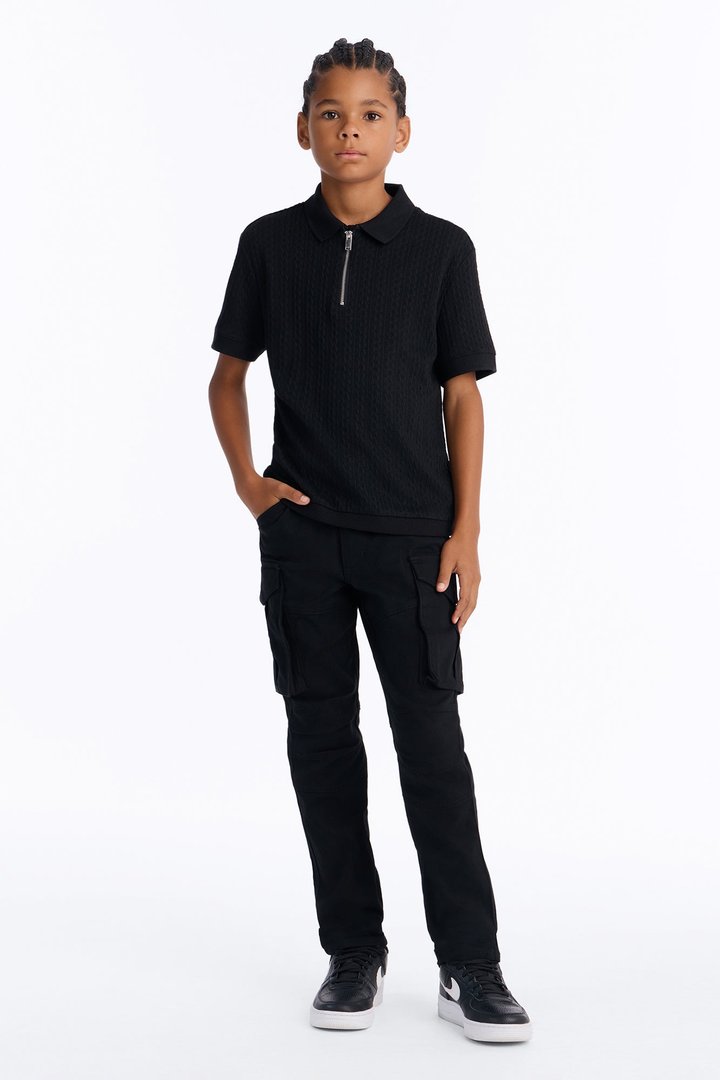 Mini Summer Games Slim Cargo Pants - Black