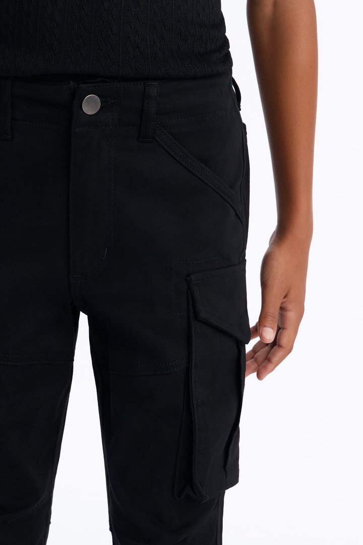 Mini Summer Games Slim Cargo Pants - Black