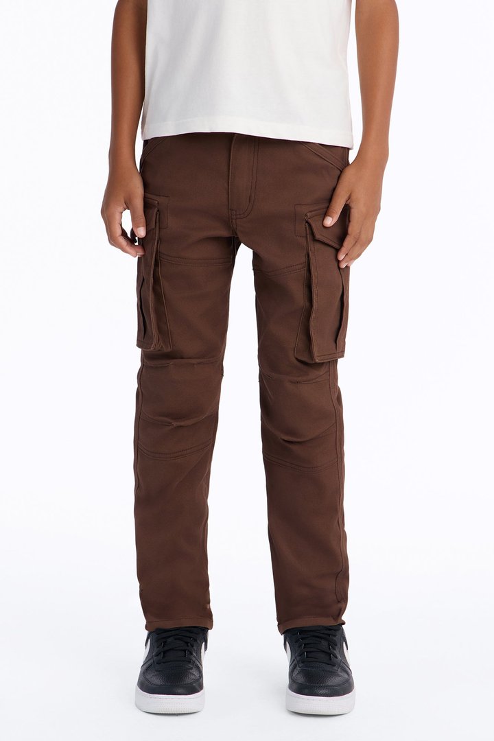 Mini Summer Games Slim Cargo Pants - Brown