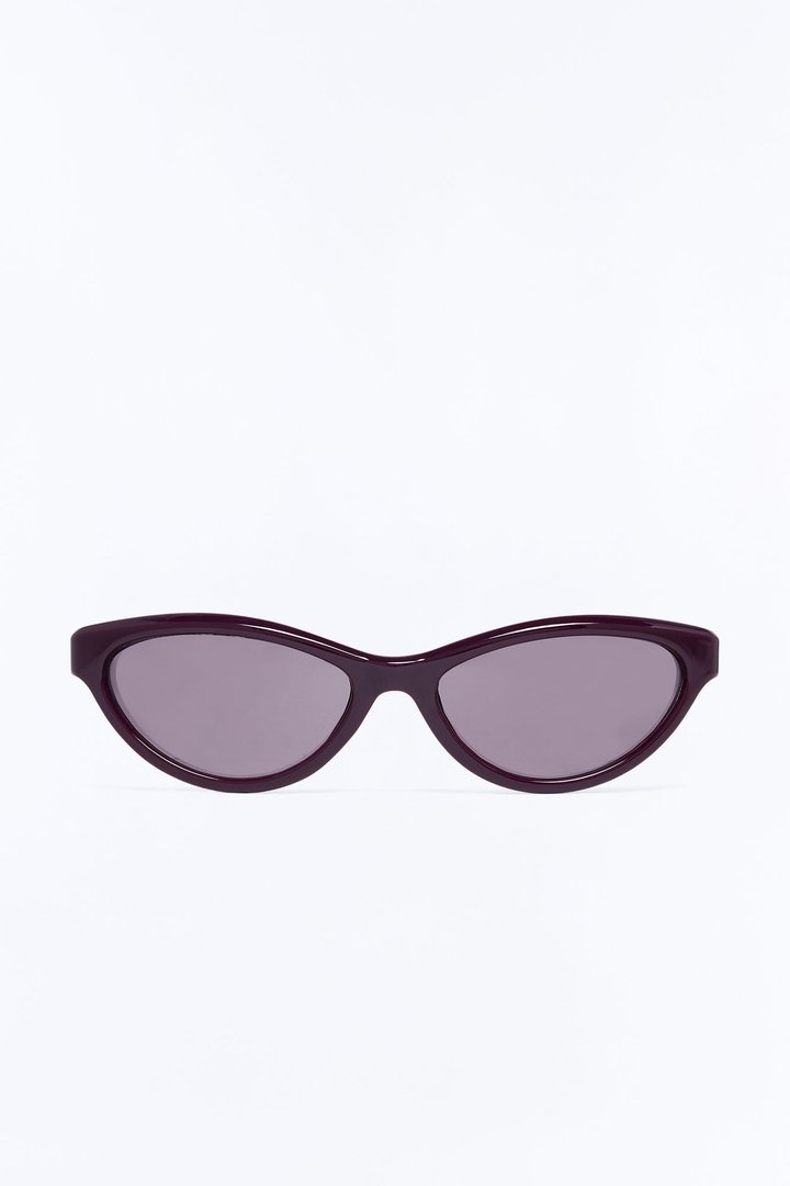 Small Talk Sunglasses - Burgundy