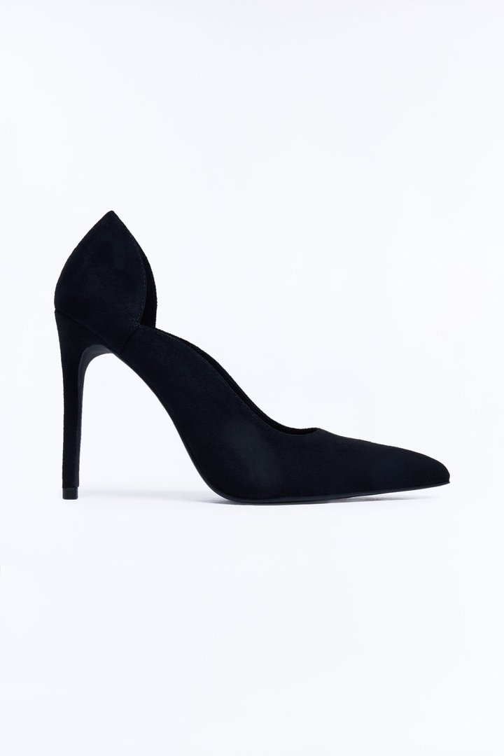 Anica Suede Pumps - Black