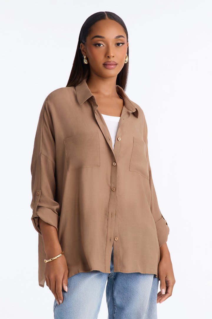 Tatum Shirt - Mocha