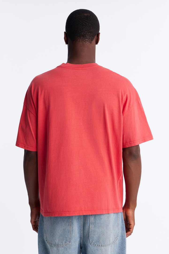 LA Athletics Team 99 Oversized Short Sleeve Tee - Red