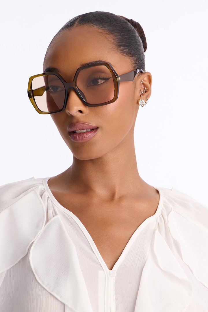Read My Mind Sunglasses - Green