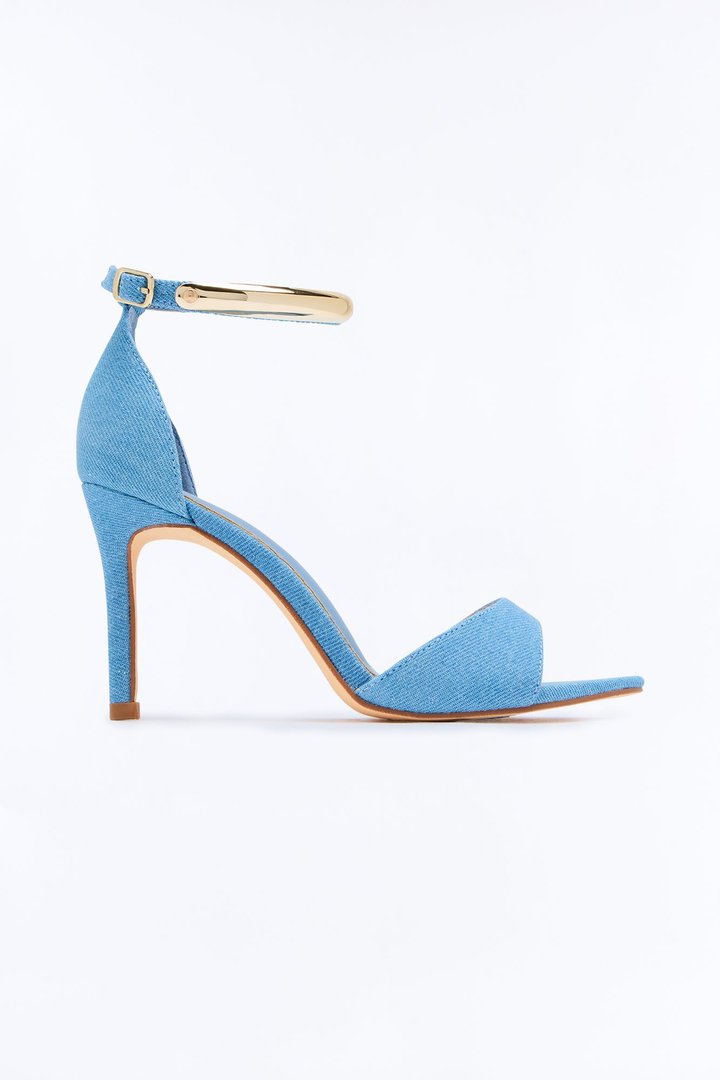 Riri Hardware Heels - Denim