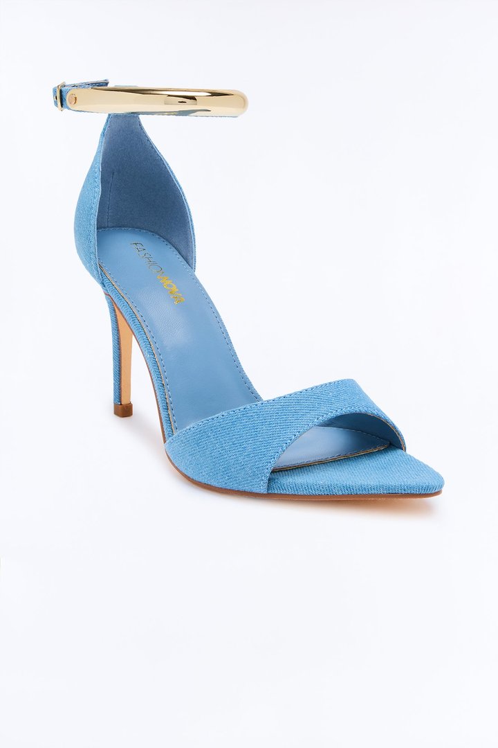 Riri Hardware Heels - Denim