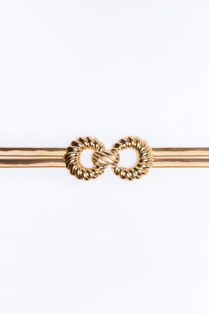 Hooked On You Chain Belt - Gold