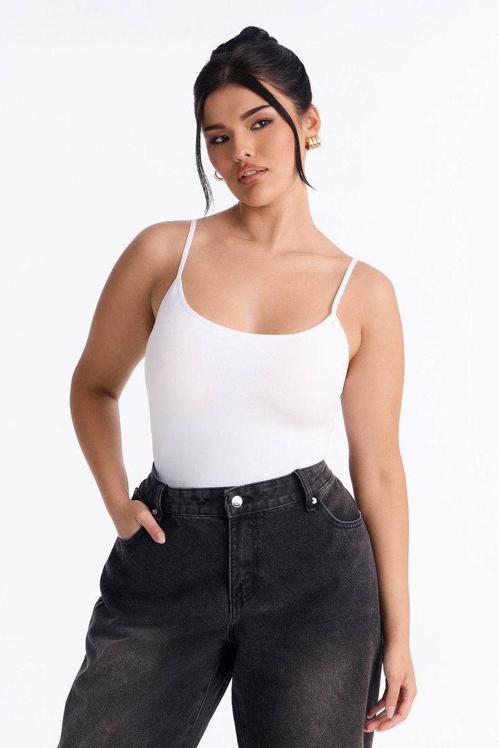 Effortless Energy Built In Bra Seamless Cami - Bright White