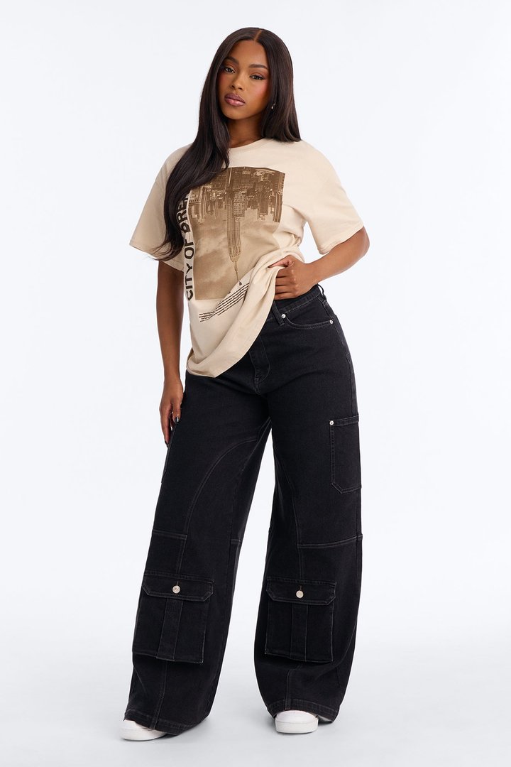 City Of Dreams NY Graphic Tshirt - Taupe