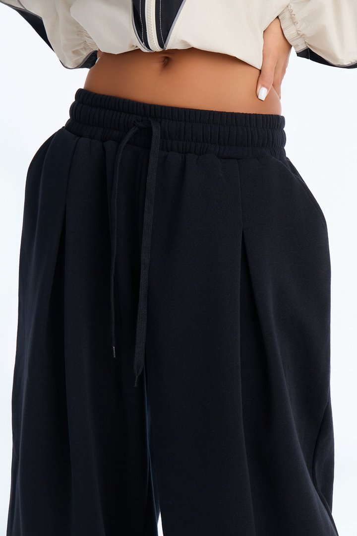 Rachel Barrel Lounge Pant - Black