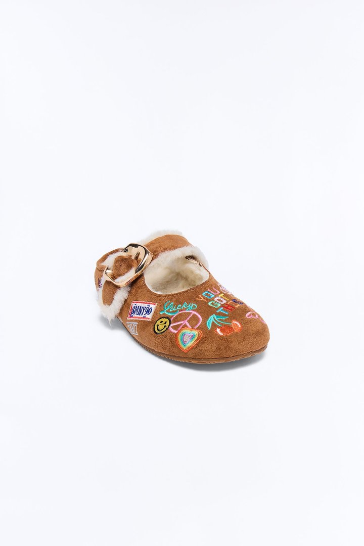 Mini Steve Madden Try New Things Flats - Camel