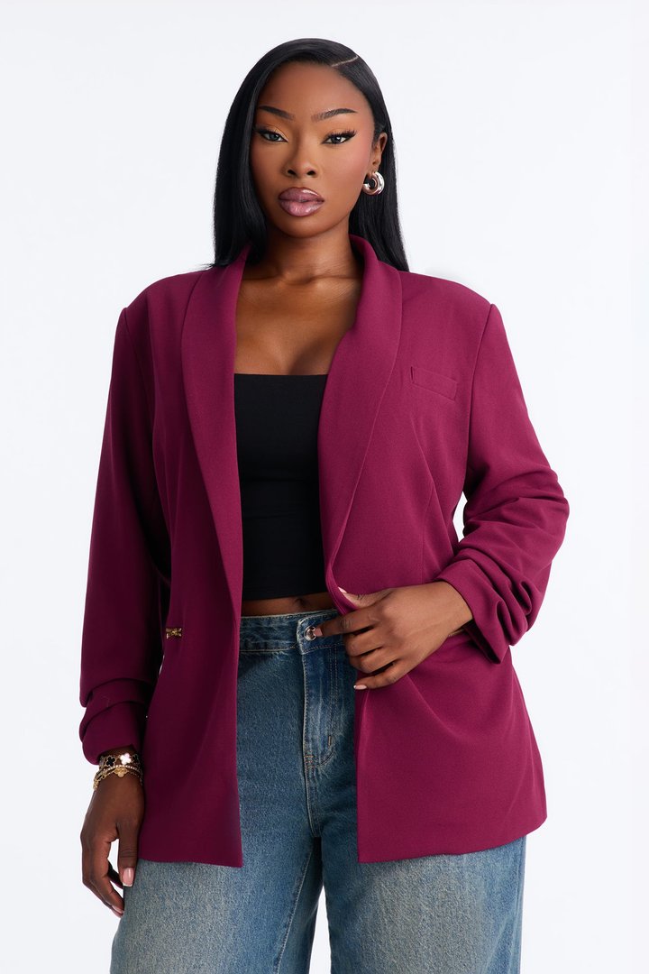Bethany Blazer - Burgundy