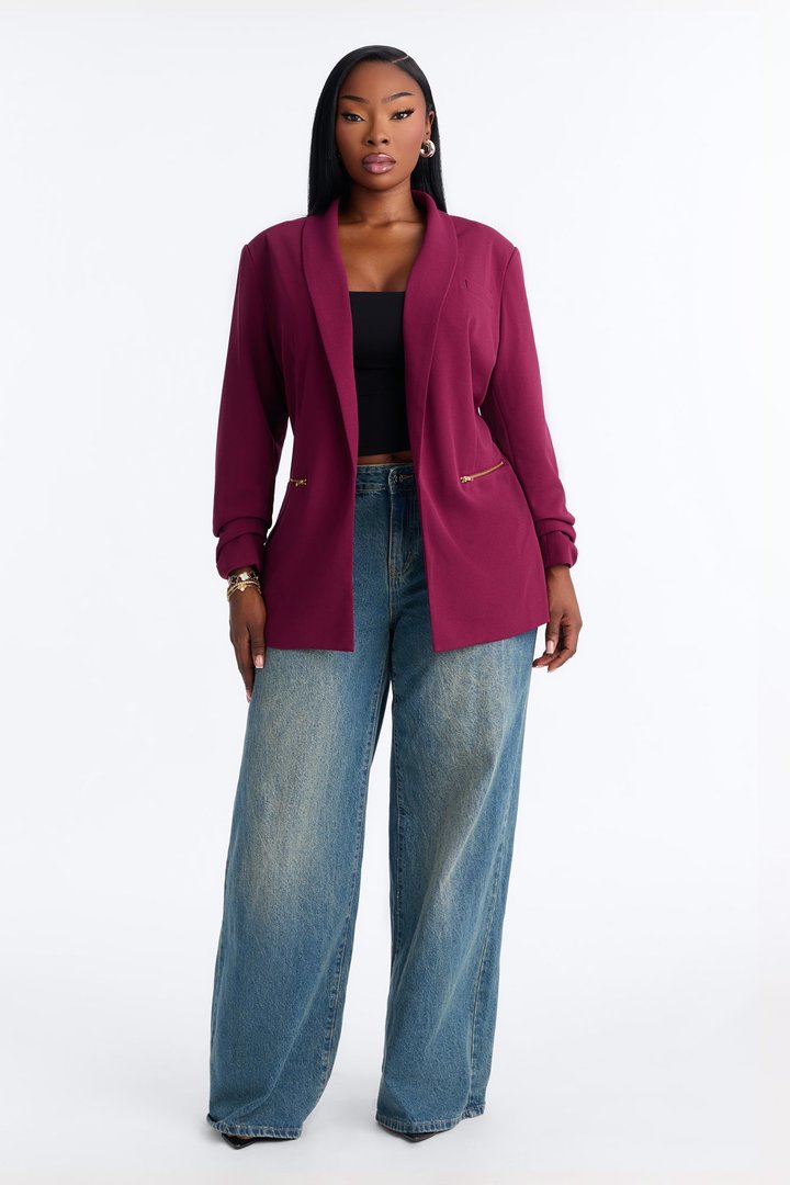 Bethany Blazer - Burgundy